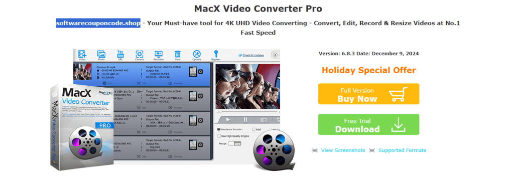 MacX Video Converter Pro 6.8.3