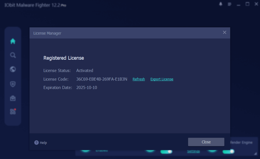 Malware Fighter PRO Giveaway Key