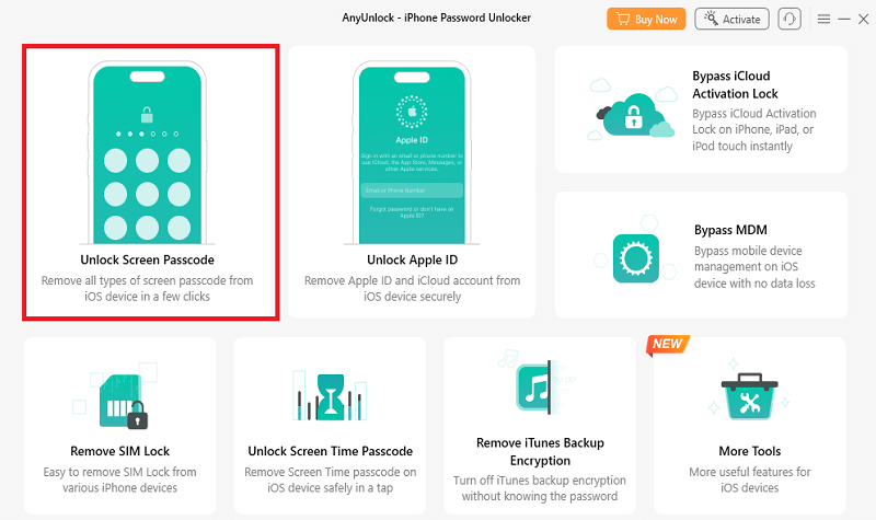 AnyUnlock Unlock Screen Discount Coupon Code